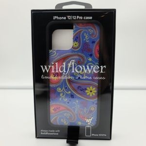Wildflower Sweet Pea Paisley iPhone 12/12 Pro Phone Case